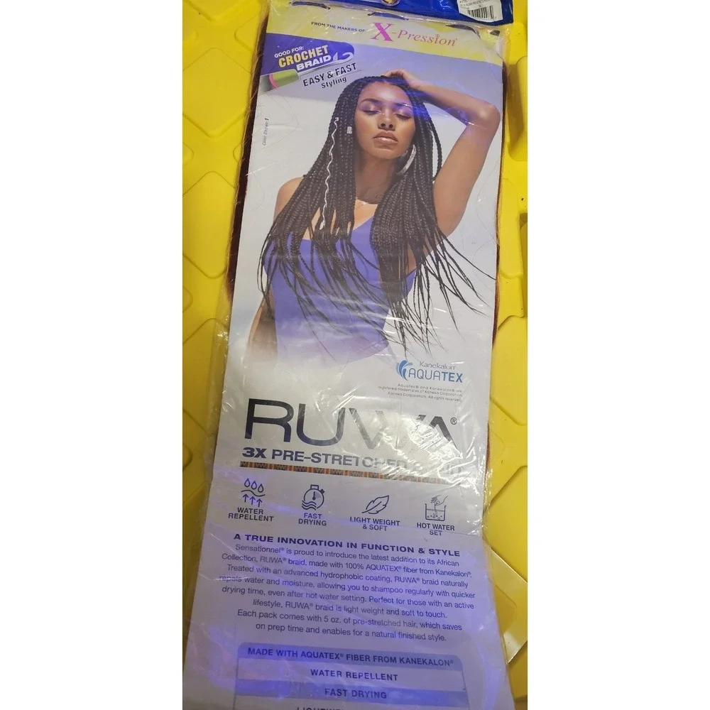 Braiding‎ Hair Lot Pre Stretched Xpression Spectra Indian Remy Bundle 5 Packs